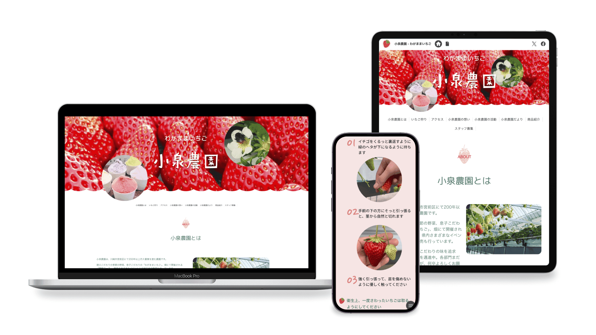観光いちご農園公式サイト
